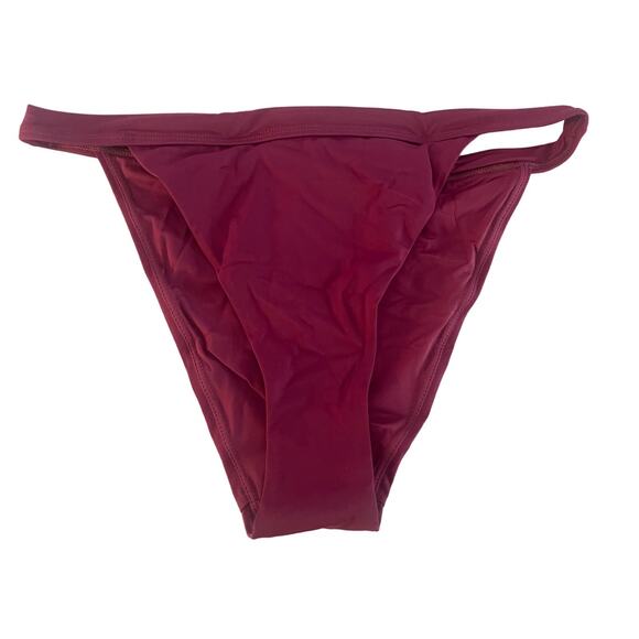 Andie Swim The Caicos Bikini Hipster Bottom Swimwear Plum Purple Size Medium - Picture 1 of 3